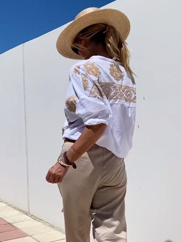 GRETA™ Blouse – Elevate Your Summer Style Effortlessly