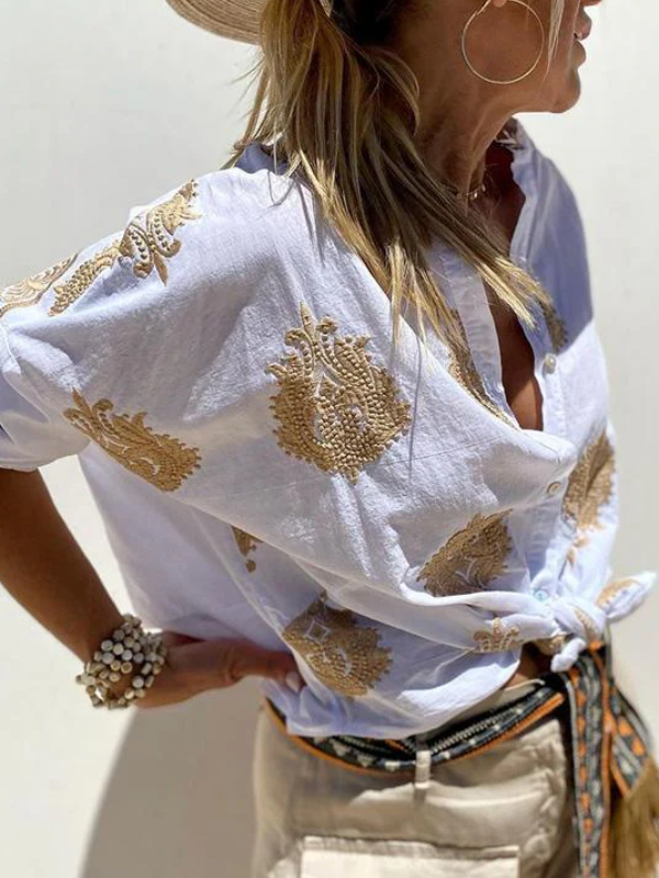 GRETA™ Blouse – Elevate Your Summer Style Effortlessly