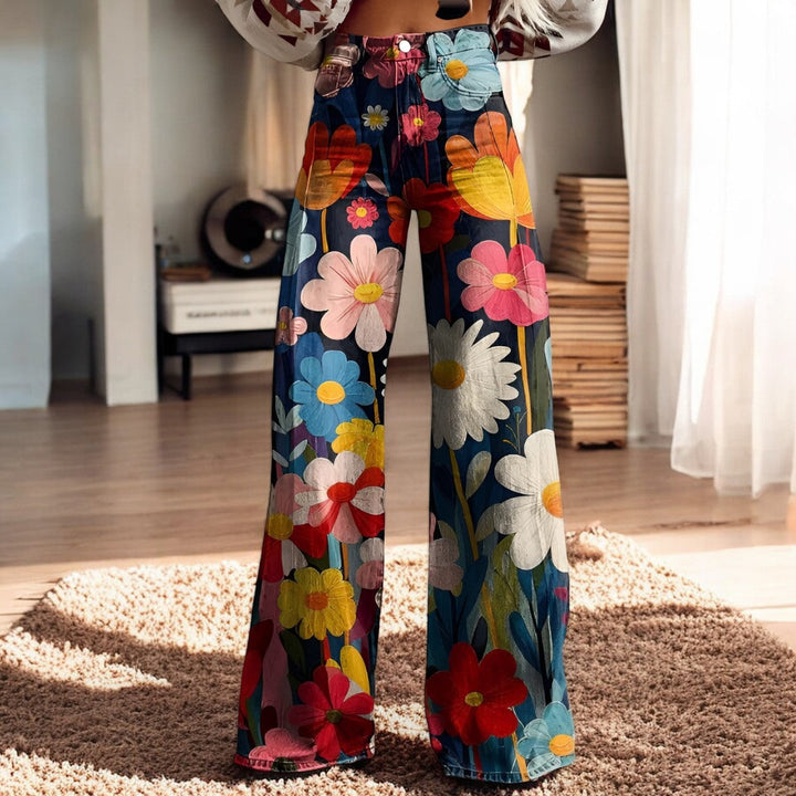 HANNAH Chic™ Trousers – Elegant Bohemian Comfort with Timeless Style