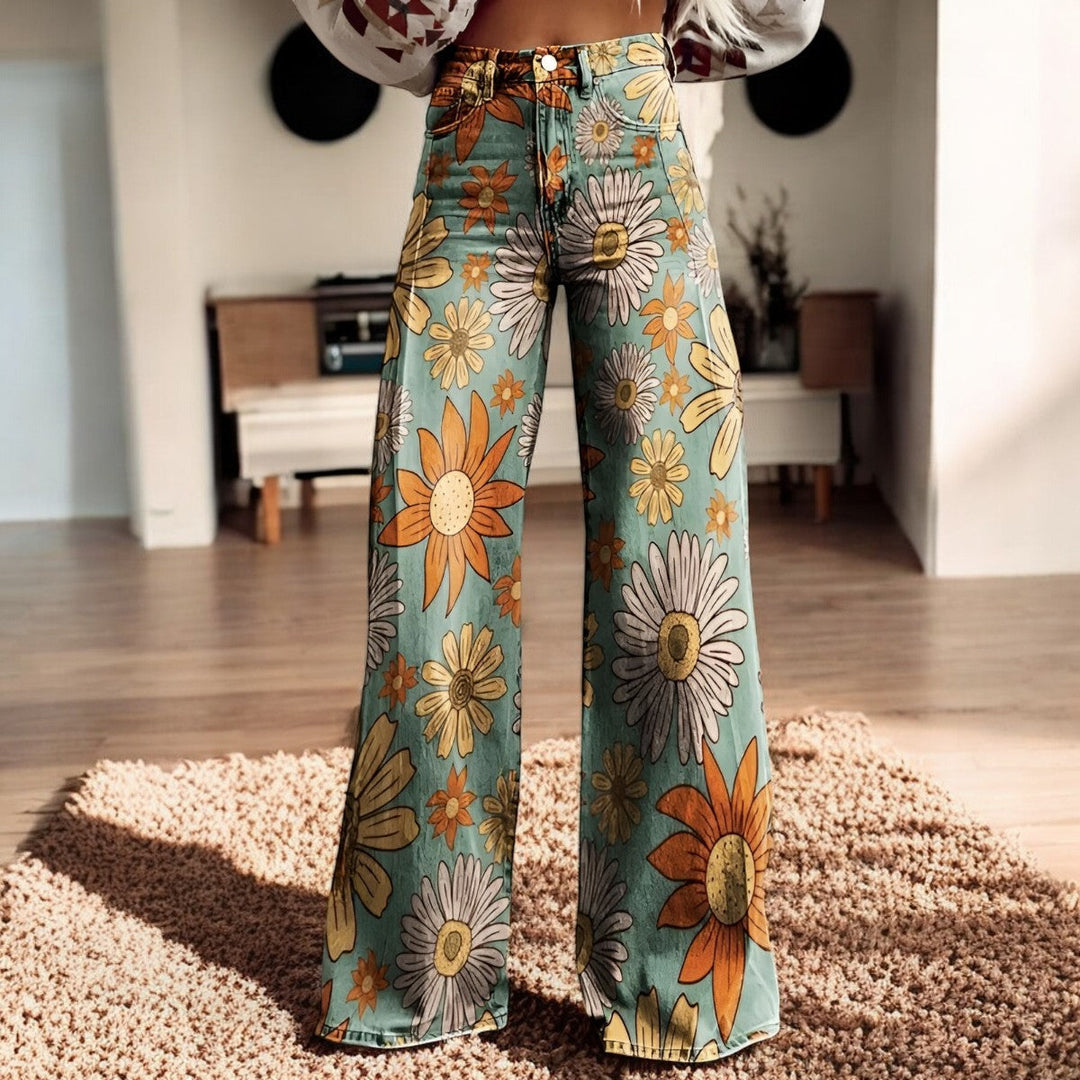 HANNAH Chic™ Trousers – Elegant Bohemian Comfort with Timeless Style